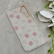 قاب گوشی Galaxy A16 سامسونگ شفاف PC CASE شفاف پشت طلق فانتزی طرح گل کد 157639