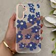 قاب گوشی Galaxy A16 سامسونگ شفاف PC CASE شفاف پشت طلق فانتزی طرح گل کد 157640