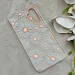 قاب گوشی Galaxy A16 سامسونگ شفاف PC CASE شفاف پشت طلق فانتزی طرح گل کد 157642