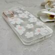 قاب گوشی Galaxy A16 سامسونگ شفاف PC CASE شفاف پشت طلق فانتزی طرح گل کد 157643