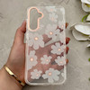 قاب گوشی Galaxy A16 سامسونگ شفاف PC CASE شفاف پشت طلق فانتزی طرح گل کد 157643