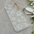 قاب گوشی Galaxy A16 سامسونگ شفاف PC CASE شفاف پشت طلق فانتزی طرح گل کد 157643