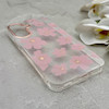 قاب گوشی Galaxy A17 سامسونگ شفاف PC CASE شفاف پشت طلق فانتزی طرح گل کد 157645