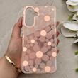 قاب گوشی Galaxy A17 سامسونگ شفاف PC CASE شفاف پشت طلق فانتزی طرح گل کد 157646