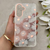 قاب گوشی Galaxy A17 سامسونگ شفاف PC CASE شفاف پشت طلق فانتزی طرح گل کد 157647