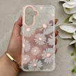 قاب گوشی Galaxy A17 سامسونگ شفاف PC CASE شفاف پشت طلق فانتزی طرح گل کد 157647