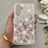 قاب گوشی Galaxy A17 سامسونگ شفاف PC CASE شفاف پشت طلق فانتزی طرح گل کد 157648