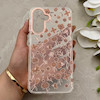 قاب گوشی Galaxy A17 سامسونگ شفاف PC CASE شفاف پشت طلق فانتزی طرح گل کد 157650