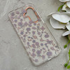 قاب گوشی Galaxy A17 سامسونگ شفاف PC CASE شفاف پشت طلق فانتزی طرح گل کد 157650
