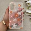 قاب گوشی Galaxy A17 سامسونگ شفاف PC CASE شفاف پشت طلق فانتزی طرح گل کد 157651