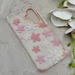 قاب گوشی Galaxy A17 سامسونگ شفاف PC CASE شفاف پشت طلق فانتزی طرح گل کد 157651