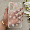 قاب گوشی Galaxy A17 سامسونگ شفاف PC CASE شفاف پشت طلق فانتزی طرح گل کد 157652