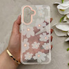 قاب گوشی Galaxy A17 سامسونگ شفاف PC CASE شفاف پشت طلق فانتزی طرح گل کد 157653