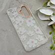 قاب گوشی Galaxy A17 سامسونگ شفاف PC CASE شفاف پشت طلق فانتزی طرح گل کد 157653