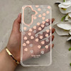 قاب گوشی Galaxy A17 سامسونگ شفاف PC CASE شفاف پشت طلق فانتزی طرح گل کد 157654