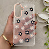 قاب گوشی Galaxy A37 سامسونگ شفاف PC CASE شفاف پشت طلق فانتزی طرح گل کد 157661