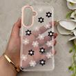 قاب گوشی Galaxy A37 سامسونگ شفاف PC CASE شفاف پشت طلق فانتزی طرح گل کد 157661