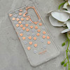 قاب گوشی Galaxy A37 سامسونگ شفاف PC CASE شفاف پشت طلق فانتزی طرح گل کد 157662