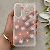 قاب گوشی Galaxy A37 سامسونگ شفاف PC CASE شفاف پشت طلق فانتزی طرح گل کد 157663