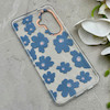 قاب گوشی Galaxy A57 سامسونگ شفاف PC CASE شفاف پشت طلق فانتزی طرح گل کد 157666