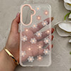 قاب گوشی Galaxy A57 سامسونگ شفاف PC CASE شفاف پشت طلق فانتزی طرح گل کد 157668