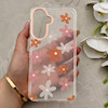 قاب گوشی Galaxy A57 سامسونگ شفاف PC CASE شفاف پشت طلق فانتزی طرح گل کد 157669