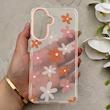 قاب گوشی Galaxy A57 سامسونگ شفاف PC CASE شفاف پشت طلق فانتزی طرح گل کد 157669