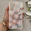 قاب گوشی Galaxy A57 سامسونگ شفاف PC CASE شفاف پشت طلق فانتزی طرح گل کد 157670
