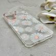 قاب گوشی Galaxy A57 سامسونگ شفاف PC CASE شفاف پشت طلق فانتزی طرح گل کد 157670