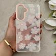 قاب گوشی Galaxy A57 سامسونگ شفاف PC CASE شفاف پشت طلق فانتزی طرح گل کد 157673
