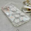 قاب گوشی Galaxy A57 سامسونگ شفاف PC CASE شفاف پشت طلق فانتزی طرح گل کد 157673