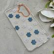 قاب گوشی Galaxy A57 سامسونگ شفاف PC CASE شفاف پشت طلق فانتزی طرح گل کد 157674