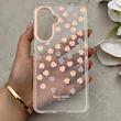 قاب گوشی Galaxy A57 سامسونگ شفاف PC CASE شفاف پشت طلق فانتزی طرح گل کد 157675