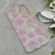 قاب گوشی Galaxy A57 سامسونگ شفاف PC CASE شفاف پشت طلق فانتزی طرح گل کد 157676
