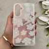 قاب گوشی Galaxy A36 - A56 سامسونگ شفاف PC CASE شفاف پشت طلق فانتزی طرح گل کد 157677