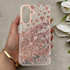 قاب گوشی Galaxy A36 - A56 سامسونگ شفاف PC CASE شفاف پشت طلق فانتزی طرح گل کد 157679