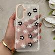 قاب گوشی Galaxy A36 - A56 سامسونگ شفاف PC CASE شفاف پشت طلق فانتزی طرح گل کد 157682