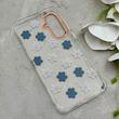 قاب گوشی Galaxy A36 - A56 سامسونگ شفاف PC CASE شفاف پشت طلق فانتزی طرح گل کد 157682