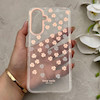 قاب گوشی Galaxy A36 - A56 سامسونگ شفاف PC CASE شفاف پشت طلق فانتزی طرح گل کد 157686