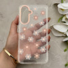 قاب گوشی Galaxy A36 - A56 سامسونگ شفاف PC CASE شفاف پشت طلق فانتزی طرح گل کد 157687