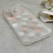 قاب گوشی Galaxy S24 FE سامسونگ شفاف PC CASE شفاف پشت طلق فانتزی طرح گل کد 157688