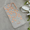 قاب گوشی Galaxy S24 FE سامسونگ شفاف PC CASE شفاف پشت طلق فانتزی طرح گل کد 157690