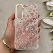 قاب گوشی Galaxy S24 FE سامسونگ شفاف PC CASE شفاف پشت طلق فانتزی طرح گل کد 157691