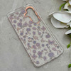 قاب گوشی Galaxy S24 FE سامسونگ شفاف PC CASE شفاف پشت طلق فانتزی طرح گل کد 157691
