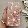 قاب گوشی Galaxy S24 FE سامسونگ شفاف PC CASE شفاف پشت طلق فانتزی طرح گل کد 157692
