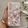قاب گوشی Galaxy S24 FE سامسونگ شفاف PC CASE شفاف پشت طلق فانتزی طرح گل کد 157693