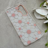 قاب گوشی Galaxy S24 FE سامسونگ شفاف PC CASE شفاف پشت طلق فانتزی طرح گل کد 157693