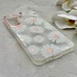 قاب گوشی Galaxy S24 FE سامسونگ شفاف PC CASE شفاف پشت طلق فانتزی طرح گل کد 157694