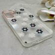 قاب گوشی Galaxy S24 FE سامسونگ شفاف PC CASE شفاف پشت طلق فانتزی طرح گل کد 157695