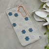 قاب گوشی Galaxy S24 FE سامسونگ شفاف PC CASE شفاف پشت طلق فانتزی طرح گل کد 157695